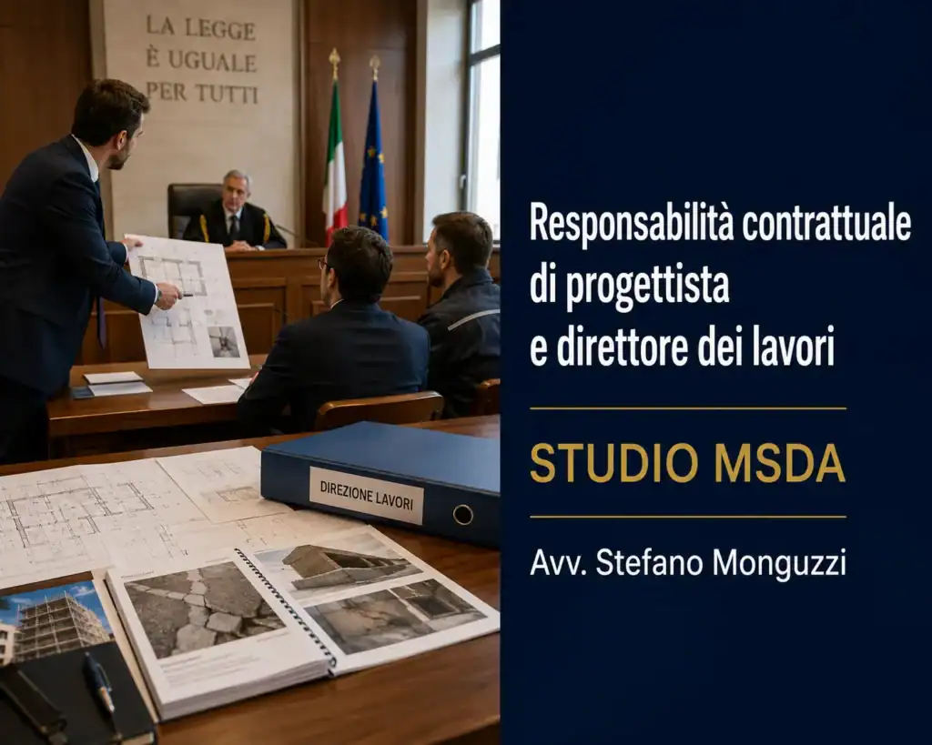 Responsabilità contrattuale del progettista e del direttore dei lavori per vizi e difformità dell'opera, con profili di prescrizione e decadenza nell'azione del committente.