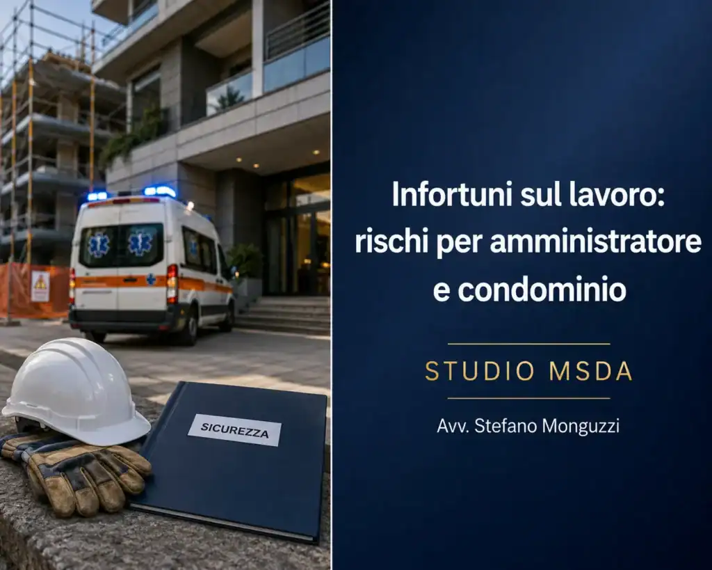 Infortuni sul lavoro nei cantieri condominiali e responsabilità dell'amministratore e del condominio per omessa verifica dell'impresa esecutrice.