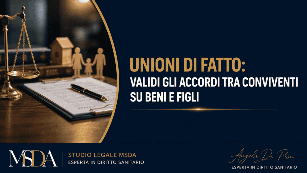 UNIONI DI FATTO ACCORDI VALIDI TRA CONVIVENTI