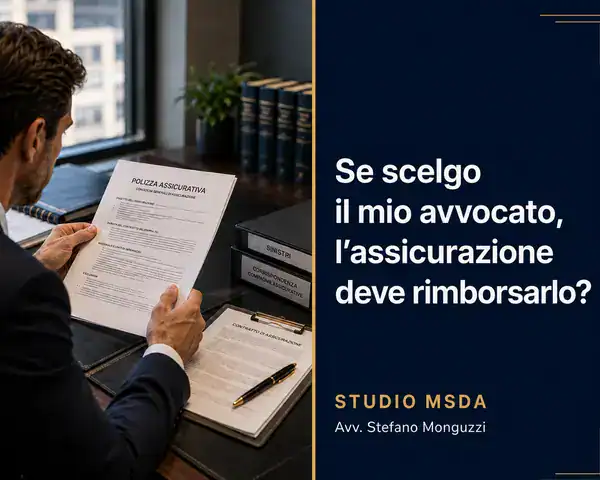 Spese di resistenza assicurazione e avvocato scelto dall’assicurato – Studio MSDA Avv. Stefano Monguzzi